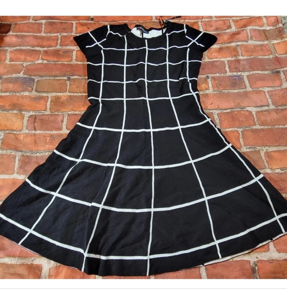 My Michelle Girls L Knit Sweater Dress Black Large